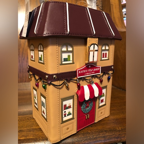 NWT-Kate Spade-SET-Oh What Fun 3D Toy Store Crossbody Bag & Cardholder-$598 - Picture 3 of 16